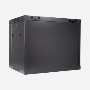 Inter-Tech SMA-6409 Rack Mural 9U 600x450x500mm, Charge Max. 30kg, Porte Verre Trempé/Acier, 2 Ventilateurs 12cm, IP20, Noir - Miniature 5