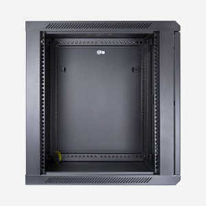 Inter-Tech SMA-6612 Rack Mural 12U 600x635x450mm Charge 40kg Acier/Verre Trempé 2 Ventilateurs 12cm IP20 Noir avec Kit de Montage - Miniature 4