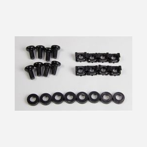 Inter-Tech 88887264 - Étagère rackable 1U noire, dimensions 470x650x45mm, poids 6.29kg, kit de montage inclus, profondeur 650 mm - Miniature 3
