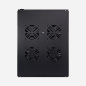 Inter-Tech SWSN-800 Panneau Ventilation Noir avec 4 Ventilateurs 240V 413x547x39mm pour Montage Jusqu'à 80cm - Miniature 2