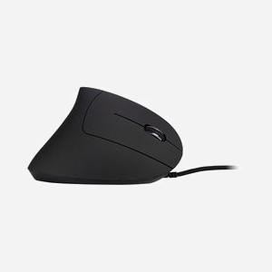 Souris Inter-Tech KM-206WR Optique 2400 DPI USB Type-A, 6 Boutons, Design Vertical, Compatible Windows/macOS/Linux, Noir/Bleu - Miniature 4