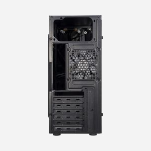 Inter-Tech B-02 RGB Tower Noir, Boîtier PC ATX/microATX, 3x3.5", 2x2.5", Ventilateur 120mm AR, USB 3.2 Gen 1, Éclairage RGB, Acrylique, 200x430x425mm - Miniature 4