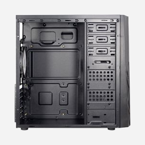 Inter-Tech B-02 RGB Tower Noir, Boîtier PC ATX/microATX, 3x3.5", 2x2.5", Ventilateur 120mm AR, USB 3.2 Gen 1, Éclairage RGB, Acrylique, 200x430x425mm - Miniature 5