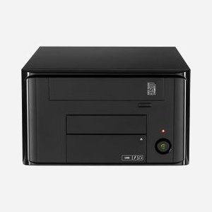 Inter-Tech MI-008 ITX Noir - Boîtier PC Mini-ITX, 1x 3.5", 1x 5.25", 1x 2.5", ports USB 3.2 Gen 1, SFX, 220x340x138mm, compatible cartes graphiques jusqu'à 27cm - Miniature 2