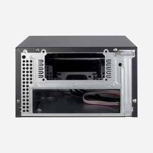 Inter-Tech MI-008 ITX Noir - Boîtier PC Mini-ITX, 1x 3.5", 1x 5.25", 1x 2.5", ports USB 3.2 Gen 1, SFX, 220x340x138mm, compatible cartes graphiques jusqu'à 27cm - Miniature 4