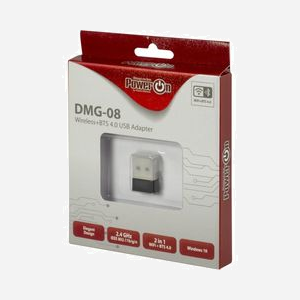 Inter-Tech DMG-08 : Adaptateur USB 2.0 WLAN/Bluetooth 150 Mbit/s, Wi-Fi 4 (802.11n) 2.4GHz, Standards IEEE 802.11a/b/g/n, Dimensions 16x20x7mm - Miniature 3