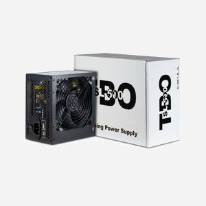 Inter-Tech SL-500 TBO - Alimentation 500W ATX 2.03, PFC Passif, 20+4 Broches, Ventilateur 12cm, Protections OVP/OCP/SCP/UVP, Câbles Secteur Inclus - Miniature 1