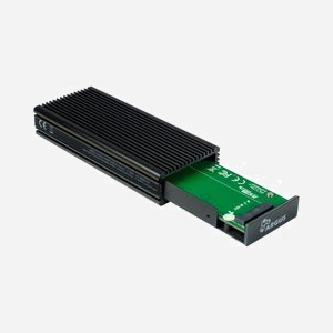 Inter-Tech K-1685 Enceinte SSD M.2 USB Type-C 10Gbit/s Aluminium Noir, Support M.2 2280, Compatible Windows/macOS/Linux - Miniature 2