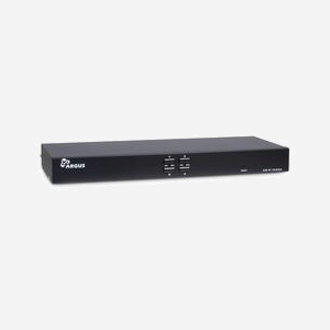 Inter-Tech AS-9104DA Commutateur KVM 256 ports USB/DVI-I Full HD 1920x1080, châssis acier, montage en rack, MTBF 120000h