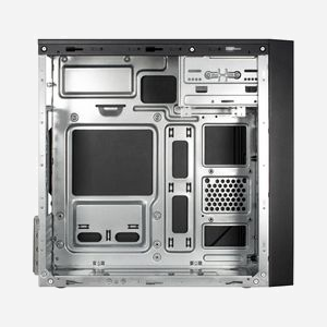 Inter-Tech IT-6505 Retro Micro Tower Noir, micro ATX, 1x 5.25", 3x 3.5", 3x 2.5", USB 3.2 Gen 1, Audio I/O, ventilateurs 120/92/80mm, ATX PSU (non inclus) - Miniature 5