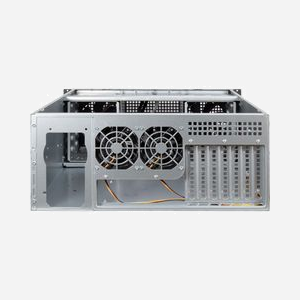 Inter-Tech 4U 40248 Châssis Serveur Rackable 4U Acier Noir/Gris, MB ATX/microATX/Mini-ITX/SSI CEB, 11x 3.5", 4x 2.5", 2x USB 3.2 Gen 1, 2x 120mm avant, 2x 80mm arrière - Miniature 2