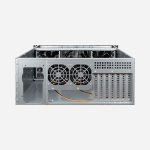 Inter-Tech 4U 40255 Châssis Serveur Rackable 4U Acier Noir/Gris, ATX/EATX, 11x 3.5", 4x 2.5", 3x 5.25", 2x 120mm avant, 2x 80mm arrière - Miniature 2