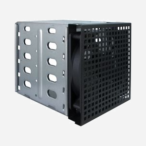 Inter-Tech 4U 40255 Châssis Serveur Rackable 4U Acier Noir/Gris, ATX/EATX, 11x 3.5", 4x 2.5", 3x 5.25", 2x 120mm avant, 2x 80mm arrière - Miniature 5