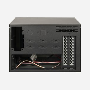 Inter-Tech S31B : Boîtier Serveur Midi Tower Noir, ITX, 1x80mm, 1x3.5" interne, USB 2.0, Ports DB9/DB15, Dual-PCI, 270x230x167mm - Miniature 2