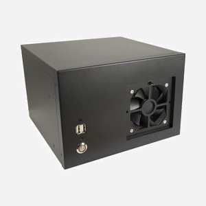 Inter-Tech S31B : Boîtier Serveur Midi Tower Noir, ITX, 1x80mm, 1x3.5" interne, USB 2.0, Ports DB9/DB15, Dual-PCI, 270x230x167mm - Miniature 4