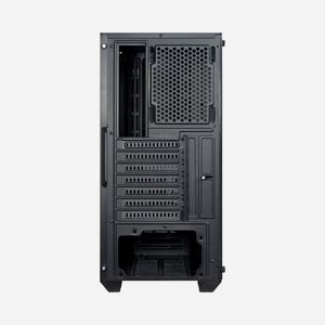 Inter-Tech IT-3303 HORNET Tower Noir ATX/Micro-ATX/ITX, 1x120mm LED Multi, USB 3.2 Gen 1, Baies 2x2.5"/2x3.5", Ventirad CPU 160mm, GPU 300mm - Miniature 4