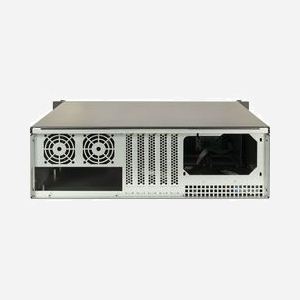 Inter-Tech 3U-K-340L Châssis Serveur Rackable 3U Noir, Baies 8x 3.5", 1x 5.25", 2x 2.5", ATX/microATX/Mini-ITX, 2x USB 3.2 Gen 1, Ventilation Arrière 2x 60mm, 482x433x133mm - Miniature 2