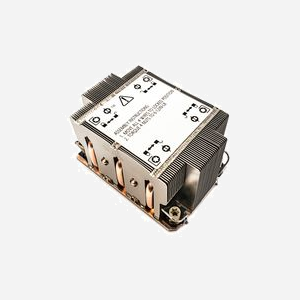 Dynatron N8 Dissipateur Thermique CPU 2U LGA 4189 Intel Xeon, Aluminium/Cuivre, 78x113x64mm, TDP 270W, 5 Caloducs, Conforme RoHS/WEEE