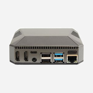 Inter-Tech 88887361 Emplacement Aluminium Gris pour Raspberry Pi 105x95x33mm - Accessoire carte de développement - Miniature 2