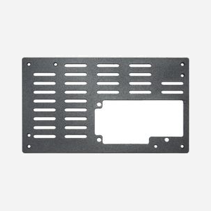 Inter-Tech 88885605 Couvercle Carénage PSU Acier Gris 150x86x2mm, Compatible Boîtier PC, Poids 125g - Miniature 1