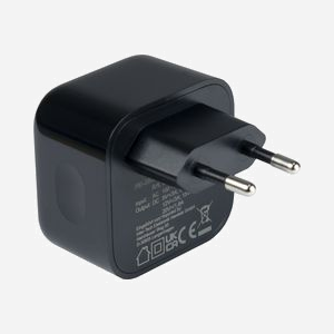 Inter-Tech PD-2036 Chargeur Secteur Noir 36W, Double USB-C, 100-240V, Protections Surtension et Court-Circuit, Compatibilité Smartphone, CE - Miniature 1