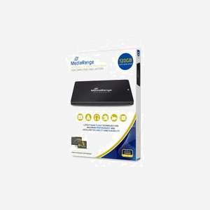 MediaRange MR1001 SSD 120Go 2.5" SATA III 6Gbit/s TLC, Lecture 500Mo/s, Ecriture 350Mo/s, PC/Ordinateur Portable, 7mm d'épaisseur - Miniature 2