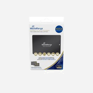 MediaRange MR1004 SSD 960Go 2.5" SATA III 6Gbit/s TLC, Lecture 550Mo/s, Ecriture 480Mo/s, Support S.M.A.R.T. & TRIM, 7mm