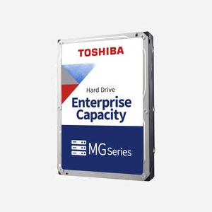Toshiba MG08ACA16TE Disque Dur 16To 7200RPM 512Mo Cache SATA III 3.5" HDD pour Serveur/Station de travail, MTTF 2.5M heures - Miniature 1