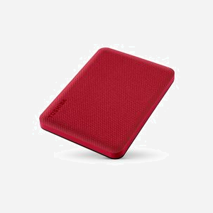 Toshiba Canvio Advance HDTCA20ER3AA Disque Dur Externe 2To 2.5" USB Type-A 3.2 Gen 1 (3.1 Gen 1) NTFS Rouge - Compatible Windows/macOS - Miniature 2