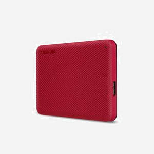 Toshiba Canvio Advance HDTCA20ER3AA Disque Dur Externe 2To 2.5" USB Type-A 3.2 Gen 1 (3.1 Gen 1) NTFS Rouge - Compatible Windows/macOS - Miniature 3