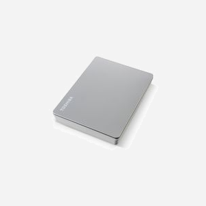 Toshiba Canvio Flex 1To Argent - Disque Dur Externe 2.5" USB 3.2 Gen 1 - Micro-USB B - Format exFAT - 80x111x13.5mm - HDTX110ESCAA - Miniature 1