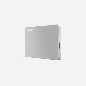 Toshiba Canvio Flex 1To Argent - Disque Dur Externe 2.5" USB 3.2 Gen 1 - Micro-USB B - Format exFAT - 80x111x13.5mm - HDTX110ESCAA - Miniature 2