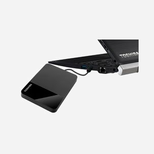Toshiba Canvio Ready 1To Disque Dur Externe 2.5" Micro-USB B USB 3.2 Gen 1 Noir - 5 Gbits/s, NTFS, 78x109x14mm, 149g - Miniature 4