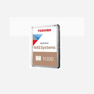 Toshiba N300 NAS HDD 4To 7200RPM 256Mo 3.5" SATA III 6Gb/s (HDWG440UZSVA) - 232Mo/s - MTTF 1000000h - RV Sensor & Dynamic Cache - Miniature 2