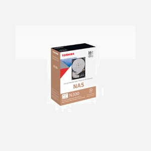Toshiba N300 NAS HDD 4To 7200RPM 256Mo 3.5" SATA III 6Gb/s (HDWG440UZSVA) - 232Mo/s - MTTF 1000000h - RV Sensor & Dynamic Cache - Miniature 3