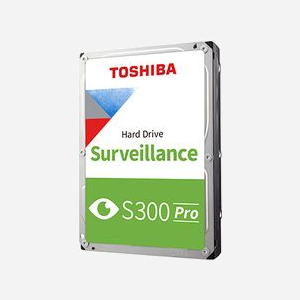 Toshiba S300 Pro Surveillance HDD 4 To 7200 tr/min 512 Mo 3.5" SATA III - MD10ADA400EV, 300 To/an, MTTF 1.2M h, 0-65°C