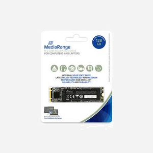 MediaRange SSD 128Go M.2 SATA III, 3D TLC NAND, 510 Mo/s Lecture, SMI SM2258XT, 22x80mm, TBW 50, MR1021