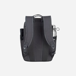 Rivacase Aviva 5432-GREY : Sac à dos 14" Gris, Polyester, 16L, 270x220x410mm, Compartiment ordinateur 250x25x350mm, Poche téléphone, résistant à l'eau - Miniature 4