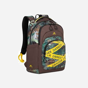 Rivacase Erebus 5461-JUNGLE Sac à dos 15.6" Kaki Polyester 30L (310x215x460mm) Compartiment PC 275x35x395mm Résistant à l'eau, poches multiples. - Miniature 1