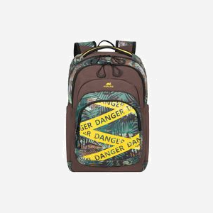 Rivacase Erebus 5461-JUNGLE Sac à dos 15.6" Kaki Polyester 30L (310x215x460mm) Compartiment PC 275x35x395mm Résistant à l'eau, poches multiples. - Miniature 2