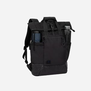 Rivacase Dijon 5321BLACK Sac à dos 15.6" Noir 25L - Polyester/Polyuréthane, Compartiment ordinateur 265x391x40mm, Poche frontale, Protection pluie/chocs, 860g - Miniature 4