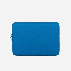 Rivacase Suzuka 7703 Housse 14" Aqua - Polyester recyclé, 345x240x30mm, Compartiment 335x235x25mm, Résistant à l'eau & rayures, Fermeture éclair - Miniature 2