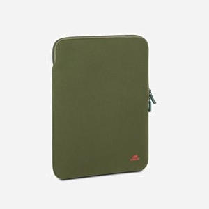 Rivacase 5221 Housse 15.6" Kaki - Néoprène/Polyester, Protection Chocs/Rayures/Humidité/Poussière, Fermeture Zippée, Dim. internes 225x310x18mm, 220g - Miniature 1