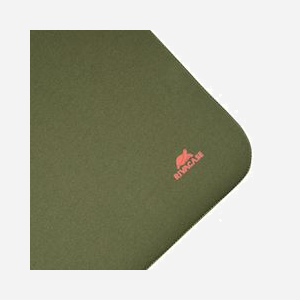 Rivacase 5221 Housse 15.6" Kaki - Néoprène/Polyester, Protection Chocs/Rayures/Humidité/Poussière, Fermeture Zippée, Dim. internes 225x310x18mm, 220g - Miniature 5