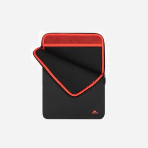 Rivacase 5223B Housse Néoprène/Polyester Noir 15.6" (39.6cm) 345x255x22mm, Compartiment 335x245x20mm, Fermeture Zippée, 240g - Miniature 2