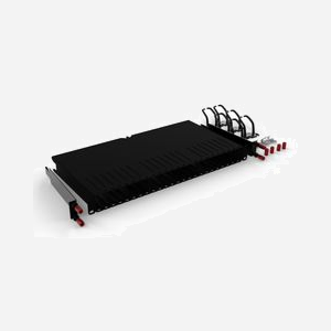 PATCHBOX PONEFRAME : Kit de cadre 19" pour gestion de câbles, montage modulaire 24 cassettes, 481x240x50mm, noir, 2.4kg