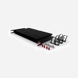 PATCHBOX PONEFRAME : Kit de cadre 19" pour gestion de câbles, montage modulaire 24 cassettes, 481x240x50mm, noir, 2.4kg - Miniature 3