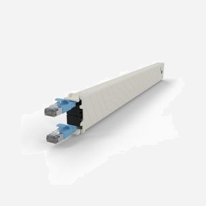 PATCHBOX CONEX8STPBL Cassette Câble Réseau Cat6a U/FTP (STP) 0.8m RJ-45 Mâle Bleu, compatible PoE, ISO/IEC 11801 Channel Class Ea - Miniature 3
