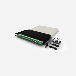 PATCHBOX PONE30STPGR : Système de gestion de câbles Cat6a U/FTP (STP) Vert, 24 câbles RJ-45 1.8m, 30RU, 482x600x44mm, PoE, Certification ISO/IEC 11801 - Miniature 3