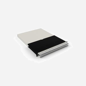 PATCHBOX PONE30STPWH : Gestionnaire de câbles réseau 30RU, 24 câbles Cat6a U/FTP (STP) 1.8m, RJ-45 mâle, contacts or, blanc, 482x600x44mm, PoE